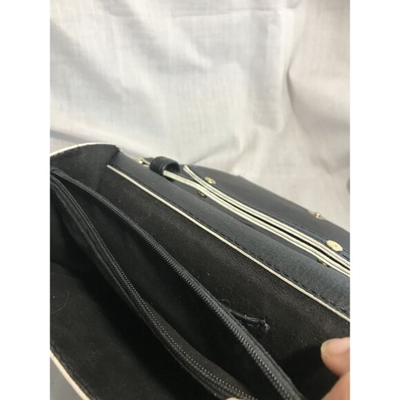 Steve Madden Black Crossbody Wallet With Chain Strap 8 1/2 X 6 1/2" - Picture 12 of 14